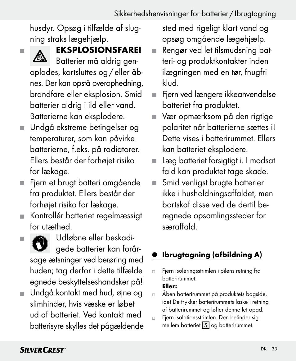 Silvercrest SKWD B1 User Manual | Page 33 / 66