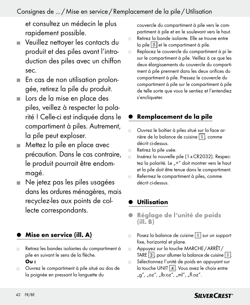 Silvercrest SKWD B1 User Manual | Page 42 / 66