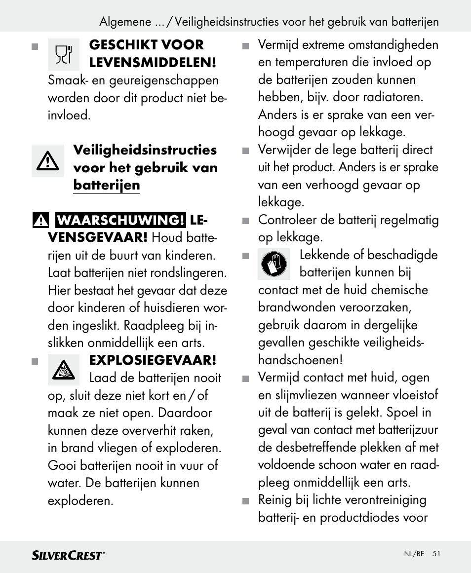 Silvercrest SKWD B1 User Manual | Page 51 / 66