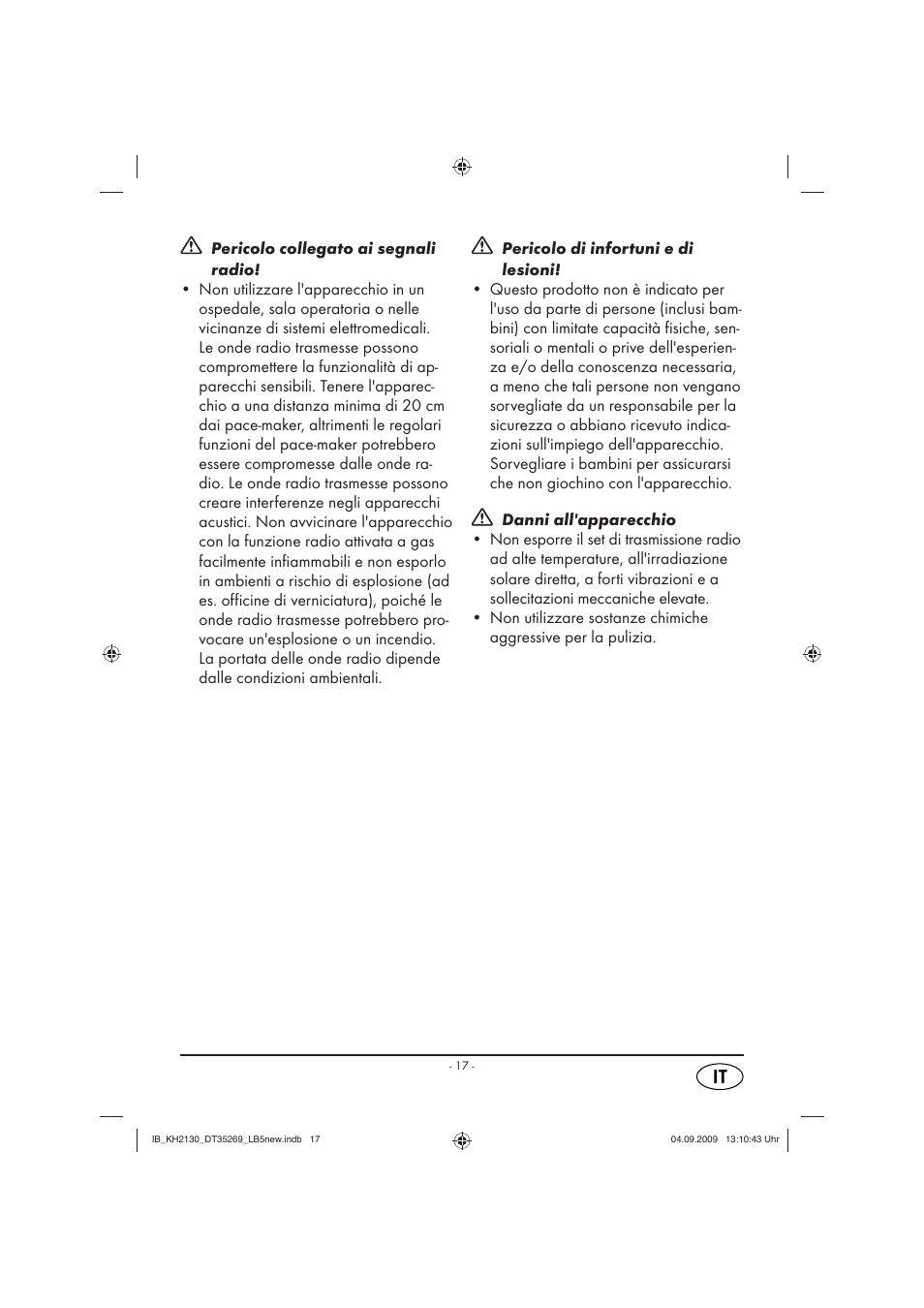 Silvercrest KH 2130 User Manual | Page 19 / 61