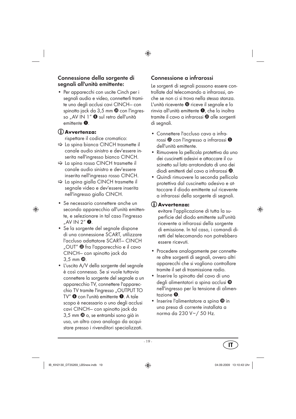 Silvercrest KH 2130 User Manual | Page 21 / 61