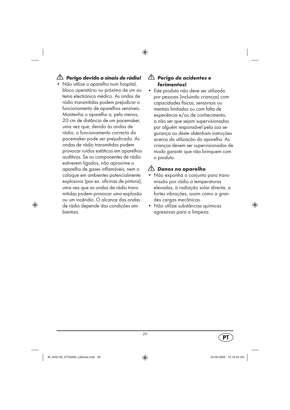 Silvercrest KH 2130 User Manual | Page 31 / 61