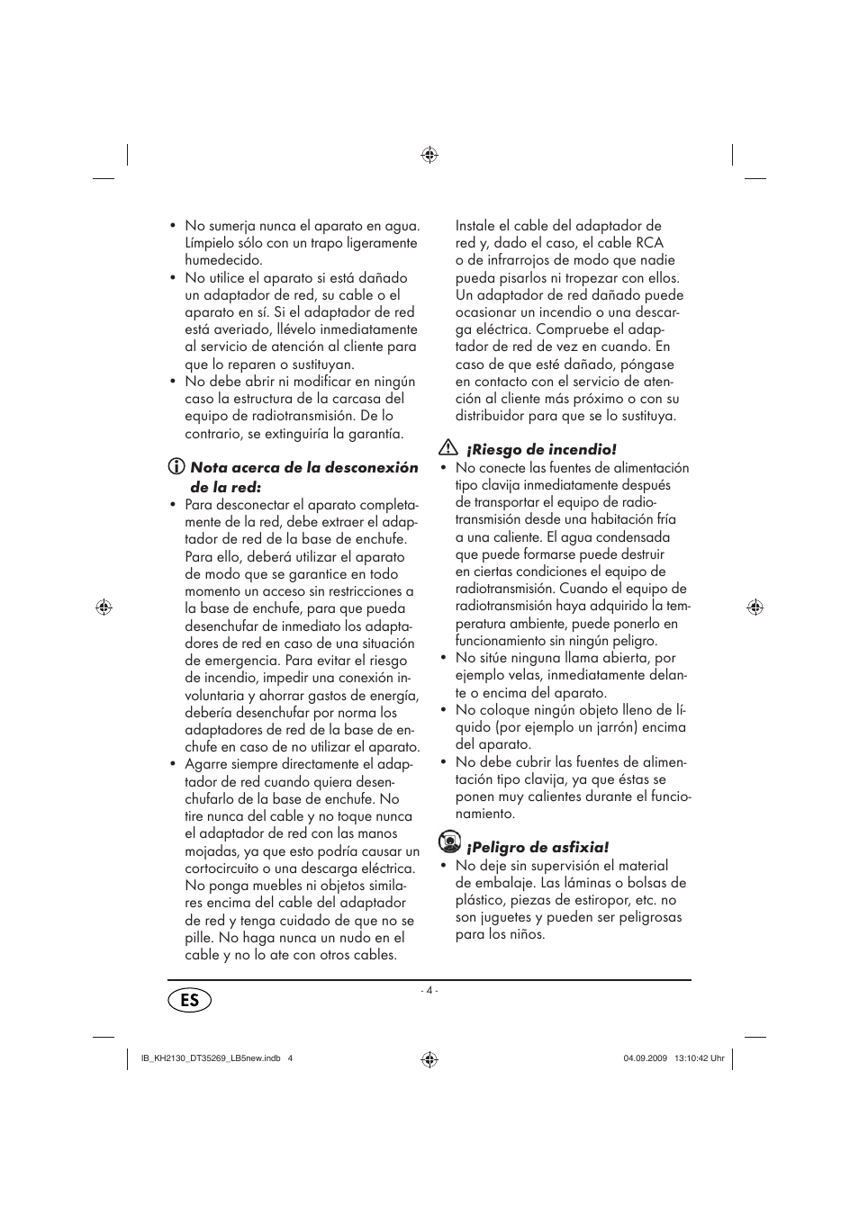 Silvercrest KH 2130 User Manual | Page 6 / 61