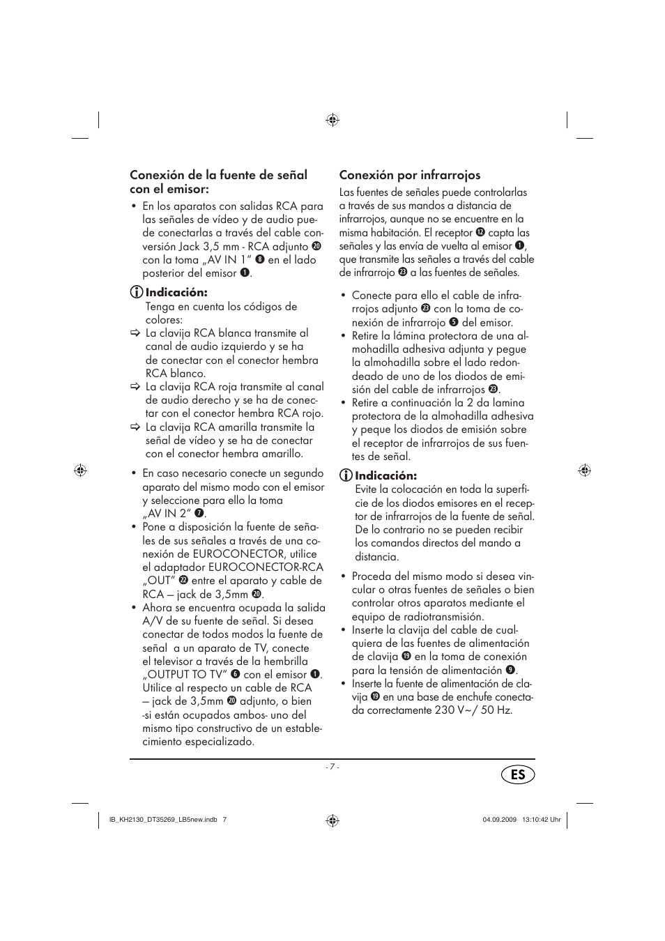 Silvercrest KH 2130 User Manual | Page 9 / 61
