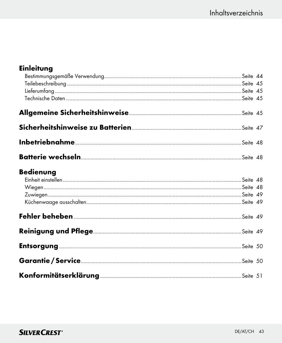 Silvercrest SKWD B1 User Manual | Page 43 / 52