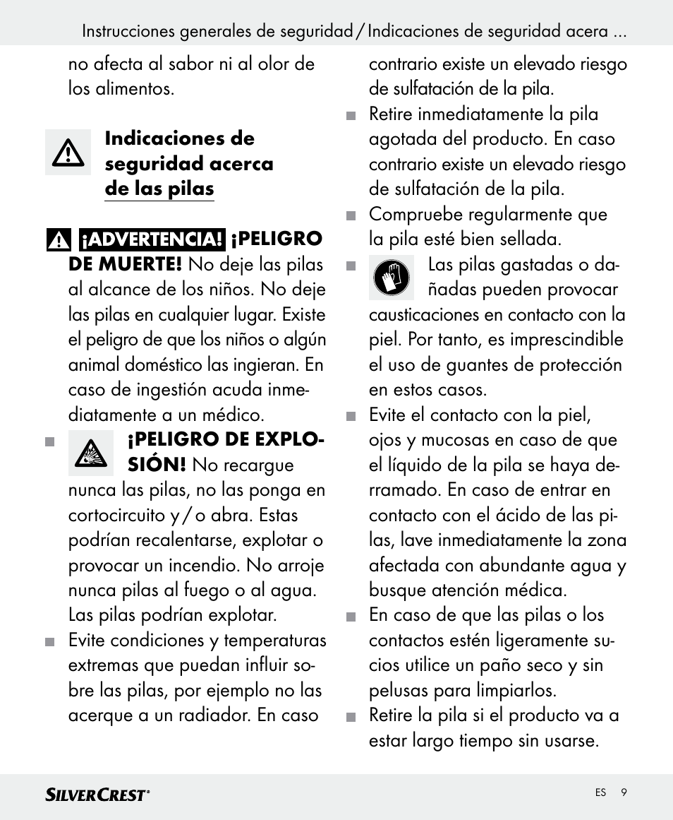 Silvercrest SKWD B1 User Manual | Page 9 / 52