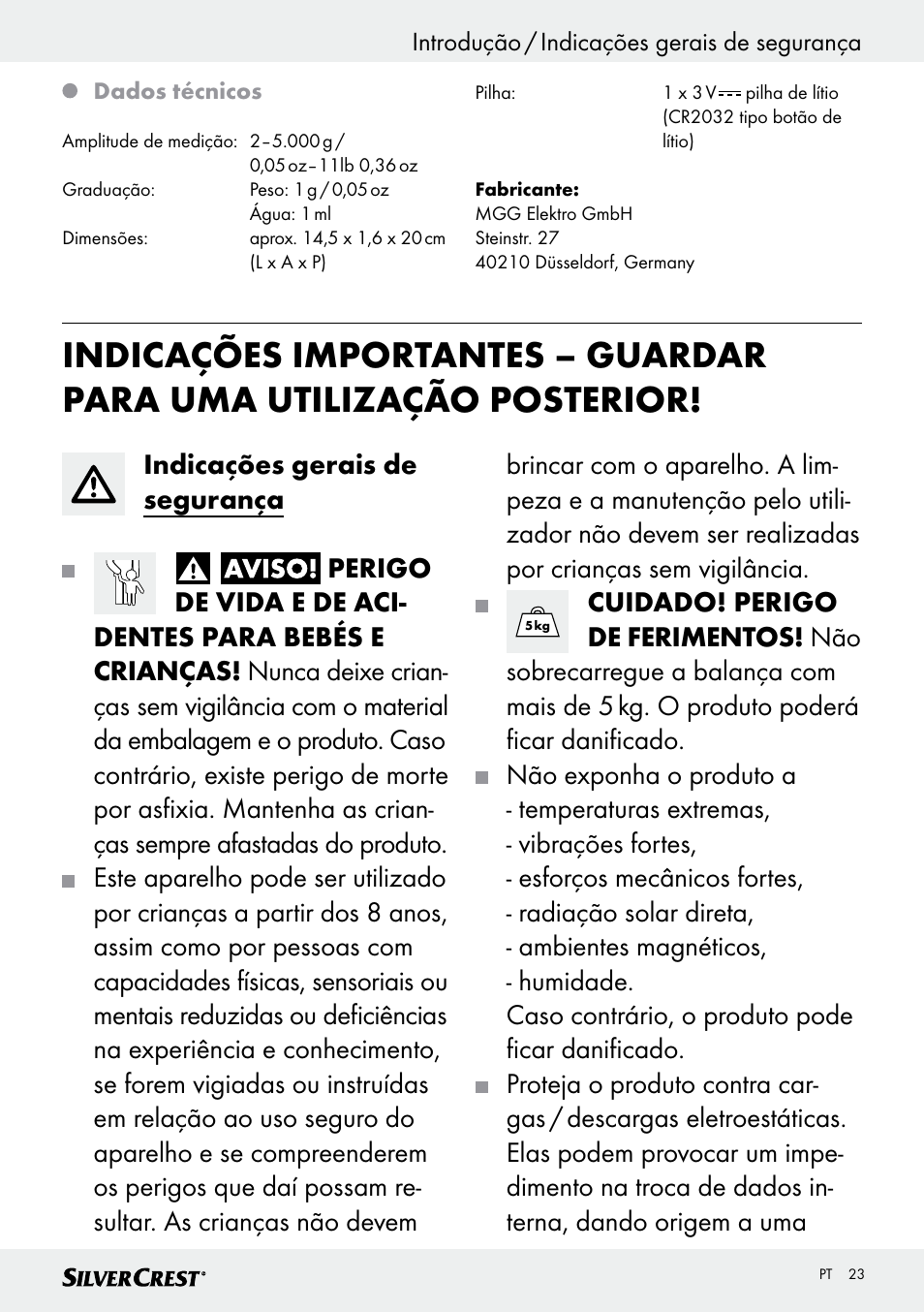 Silvercrest SKWD B1 User Manual | Page 23 / 45