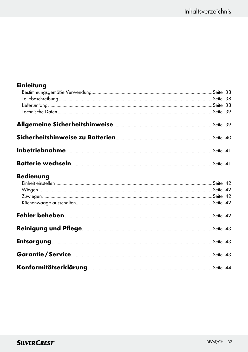 Silvercrest SKWD B1 User Manual | Page 37 / 45