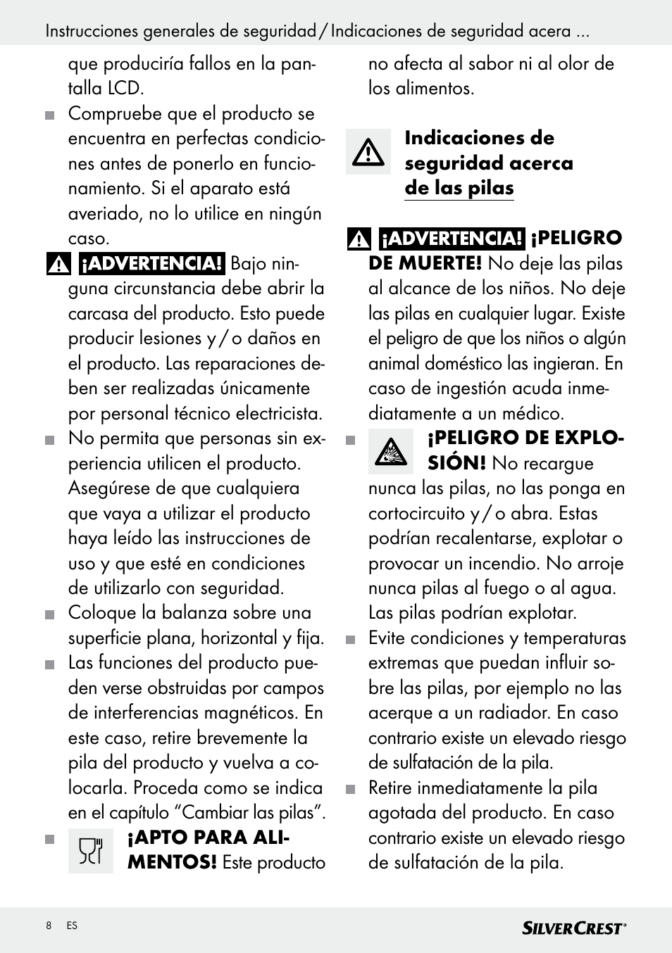 Silvercrest SKWD B1 User Manual | Page 8 / 45