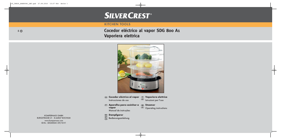 Silvercrest SDG 800 A1 User Manual | 72 pages