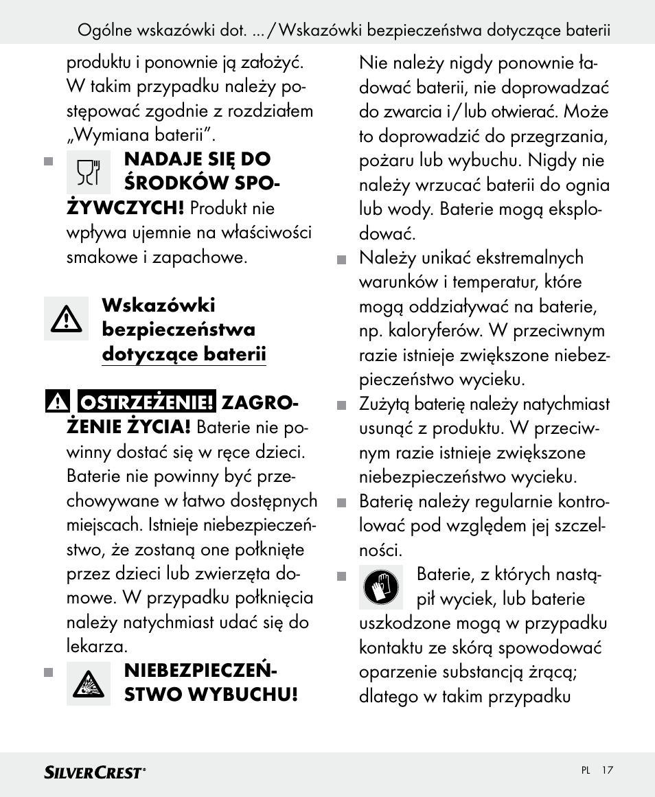 Silvercrest SKWD B1 User Manual | Page 17 / 56