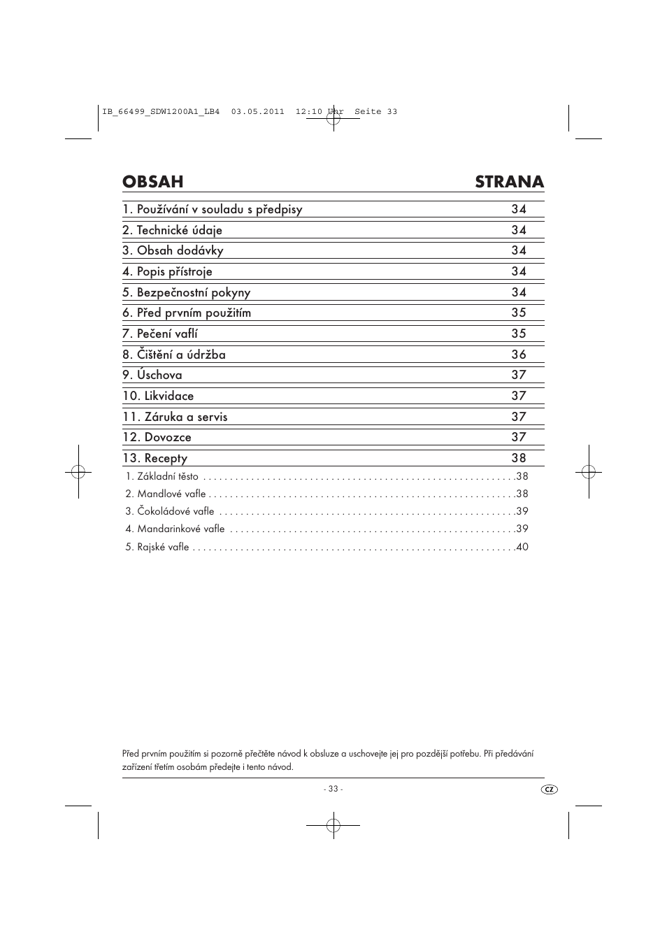 Silvercrest SDW 1200 A1 User Manual | Page 35 / 58