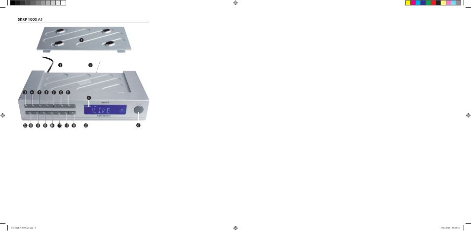Silvercrest SKRP 1000 A1 User Manual | Page 2 / 14