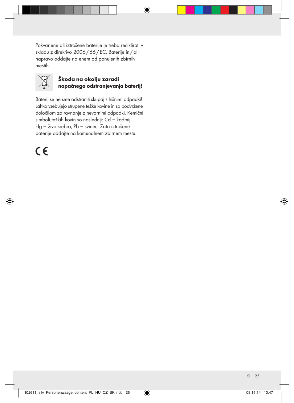 Silvercrest 102611-14-01/102611-14-02 User Manual | Page 25 / 42