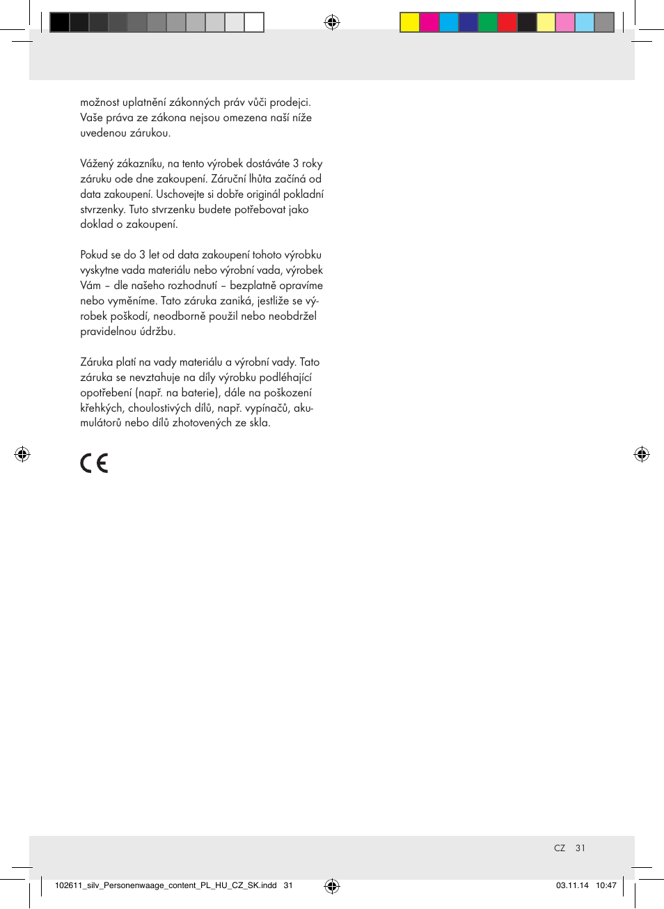 Silvercrest 102611-14-01/102611-14-02 User Manual | Page 31 / 42