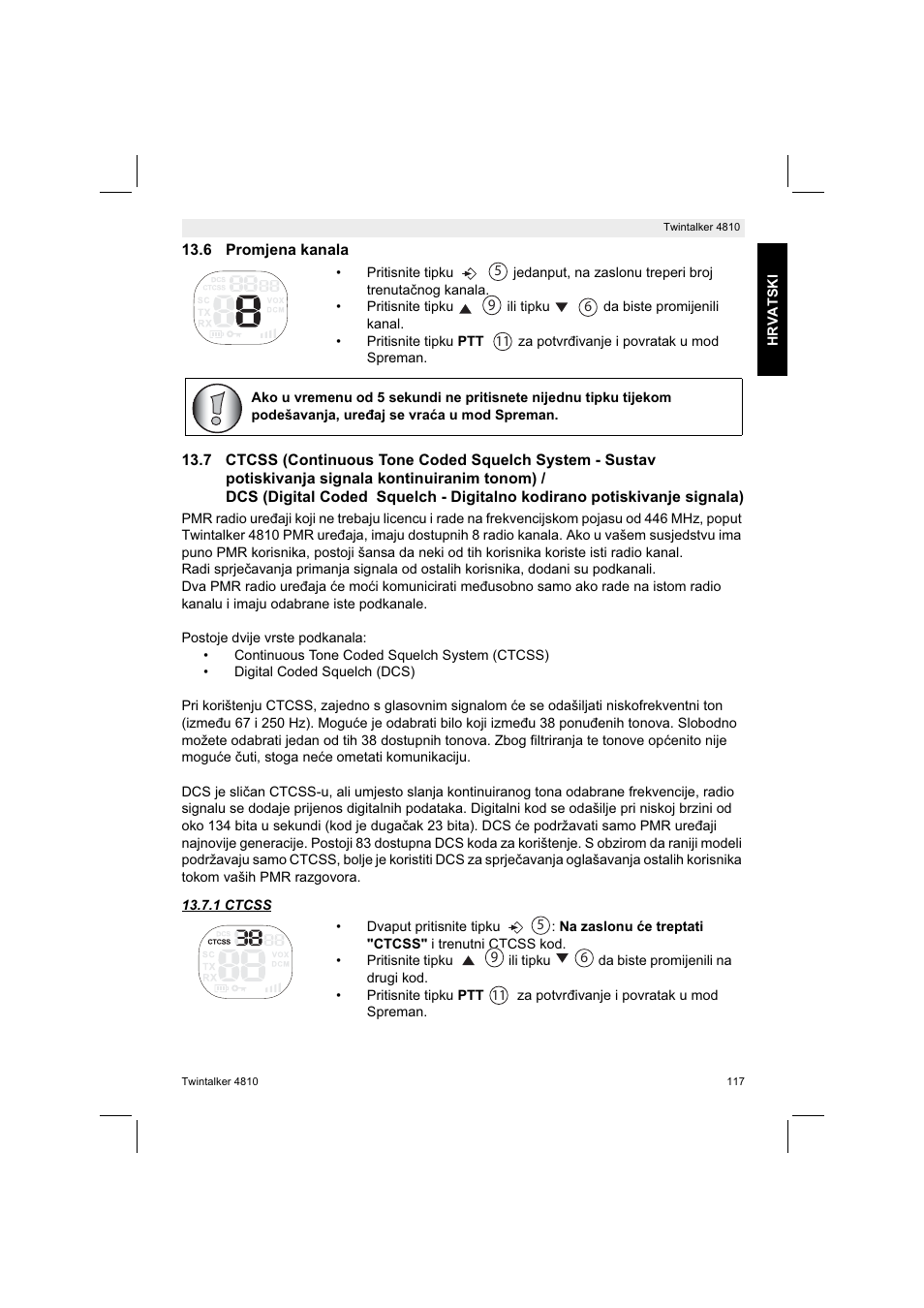 Silvercrest TWINTALKER 4810 User Manual | Page 117 / 148