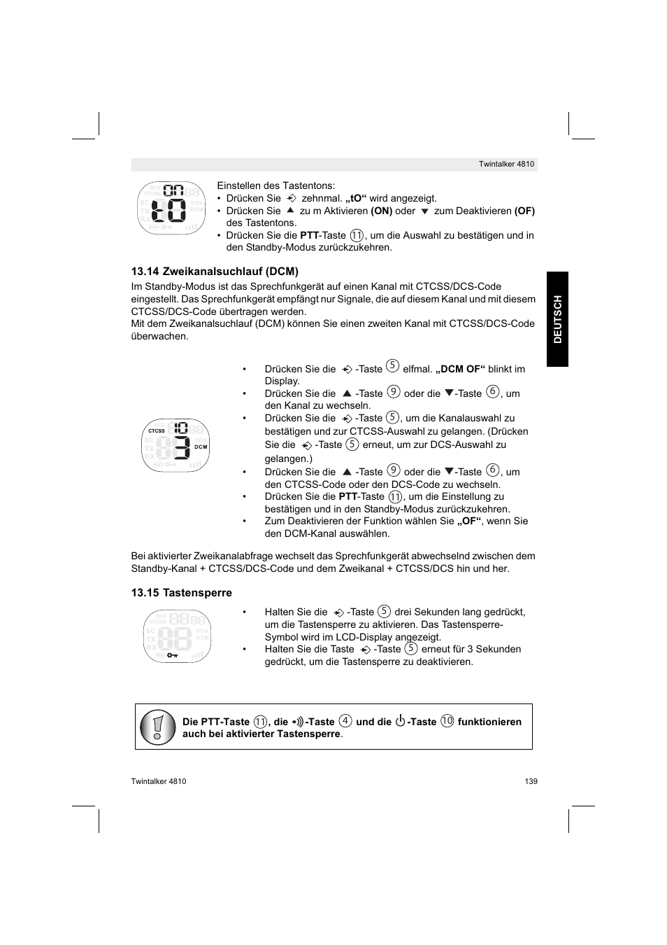 Silvercrest TWINTALKER 4810 User Manual | Page 139 / 148