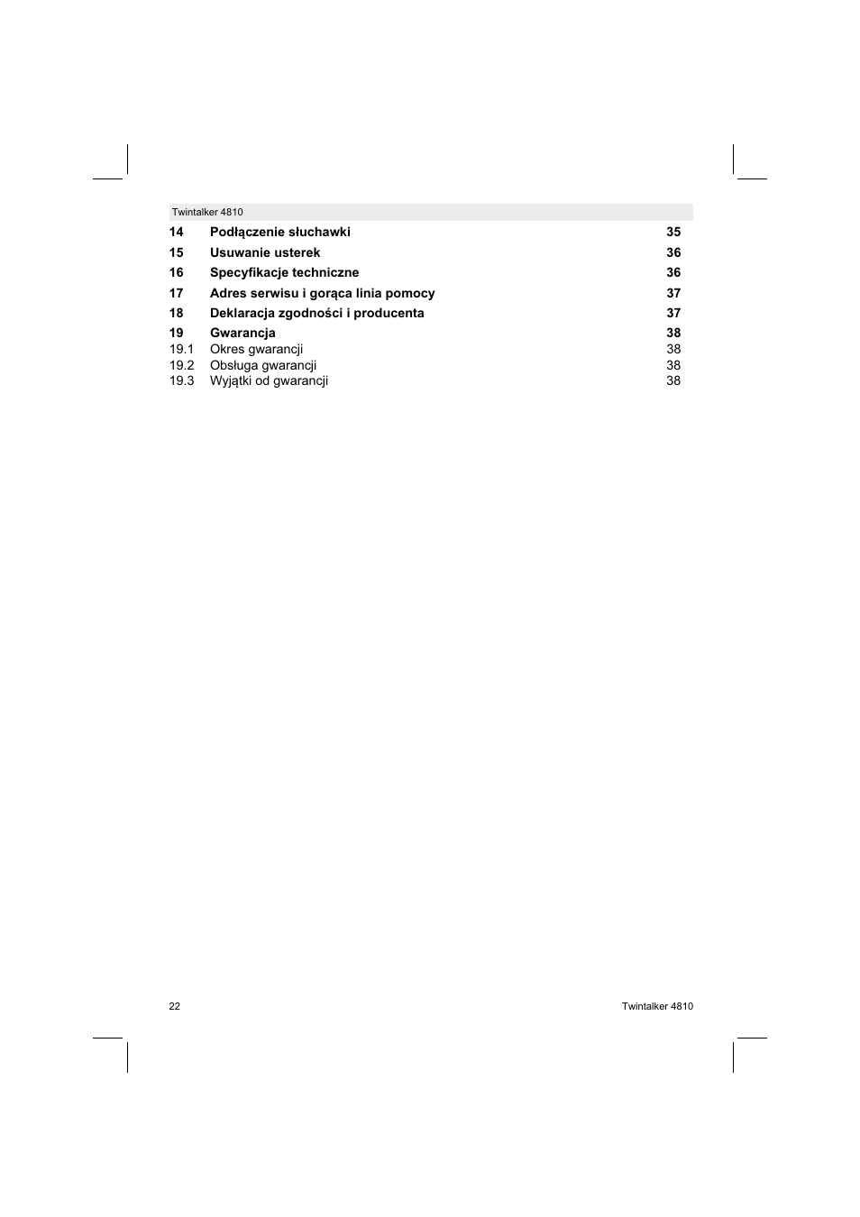 Silvercrest TWINTALKER 4810 User Manual | Page 22 / 148