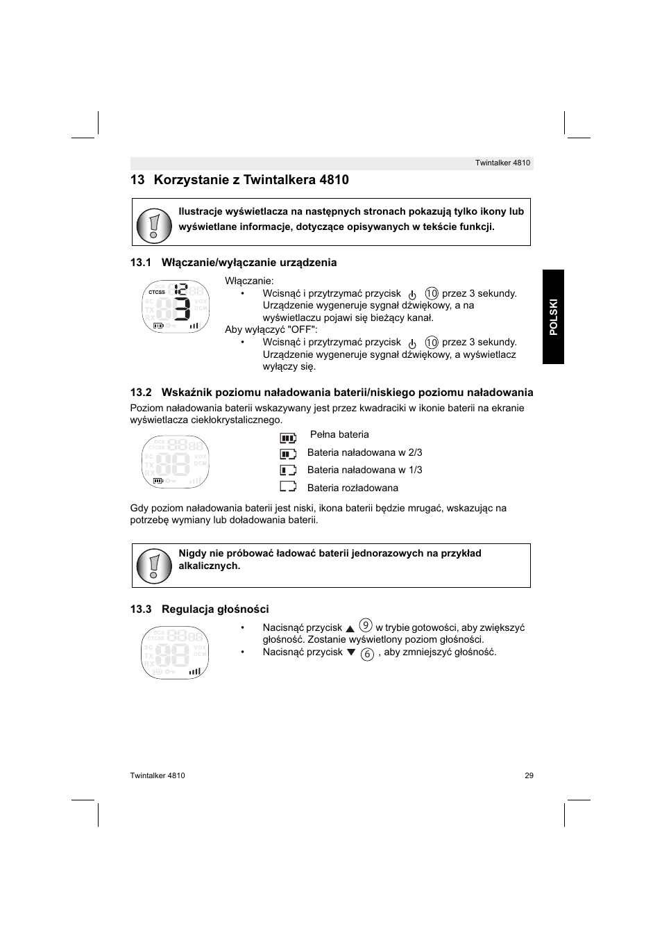 Silvercrest TWINTALKER 4810 User Manual | Page 29 / 148