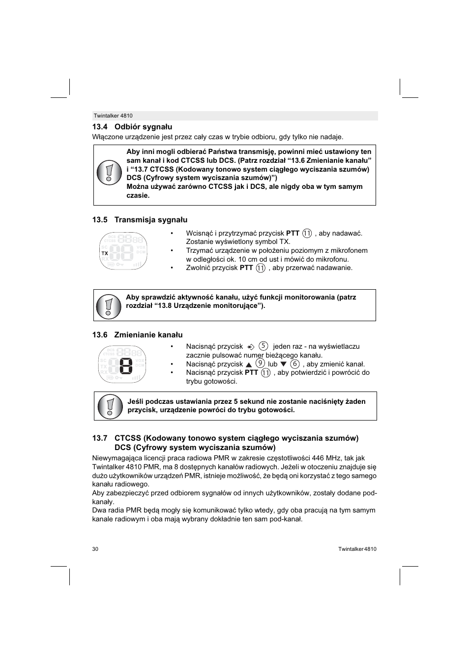 Silvercrest TWINTALKER 4810 User Manual | Page 30 / 148