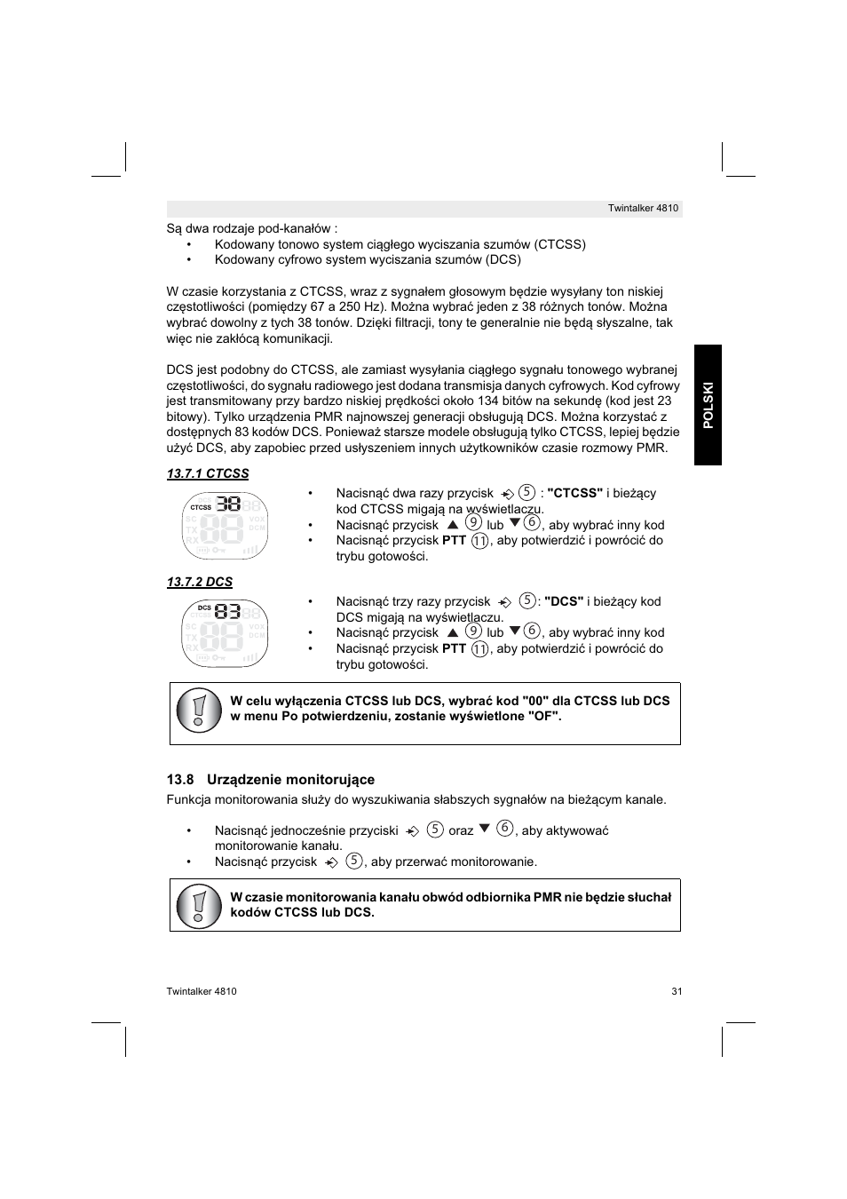 Silvercrest TWINTALKER 4810 User Manual | Page 31 / 148