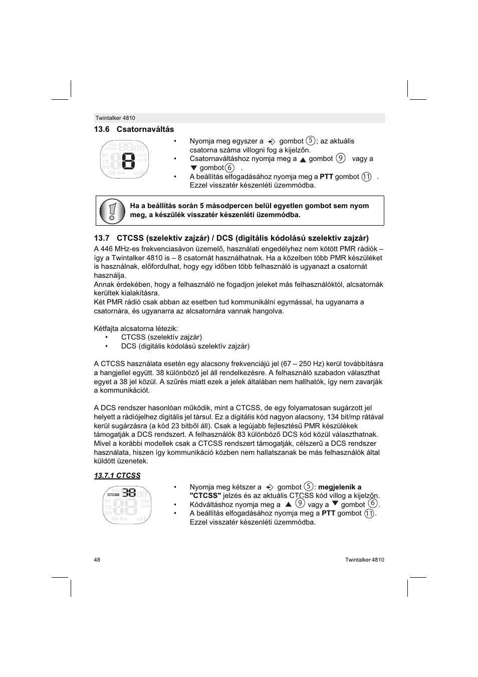 Silvercrest TWINTALKER 4810 User Manual | Page 48 / 148