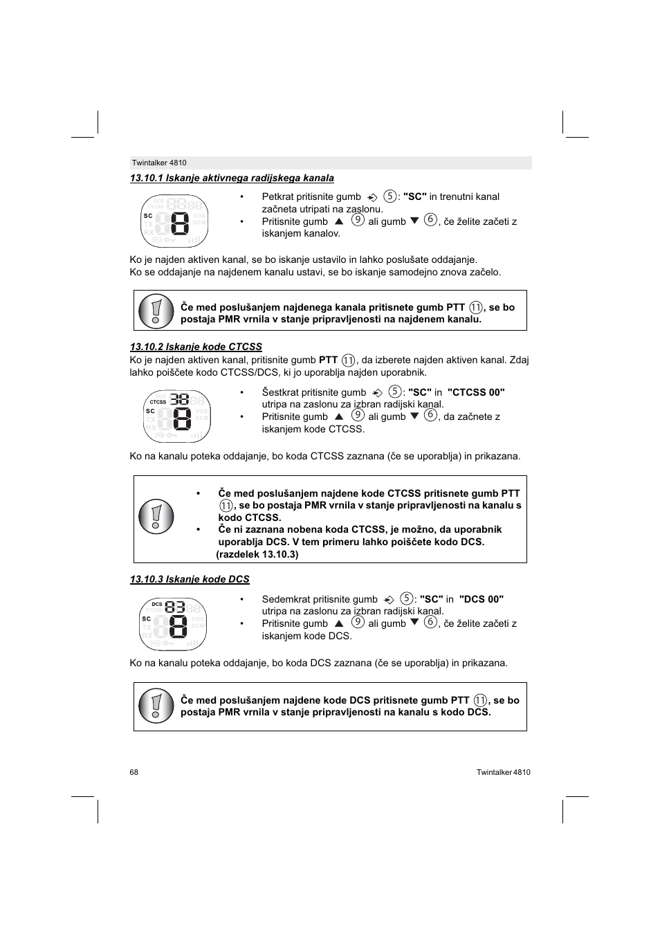 Silvercrest TWINTALKER 4810 User Manual | Page 68 / 148