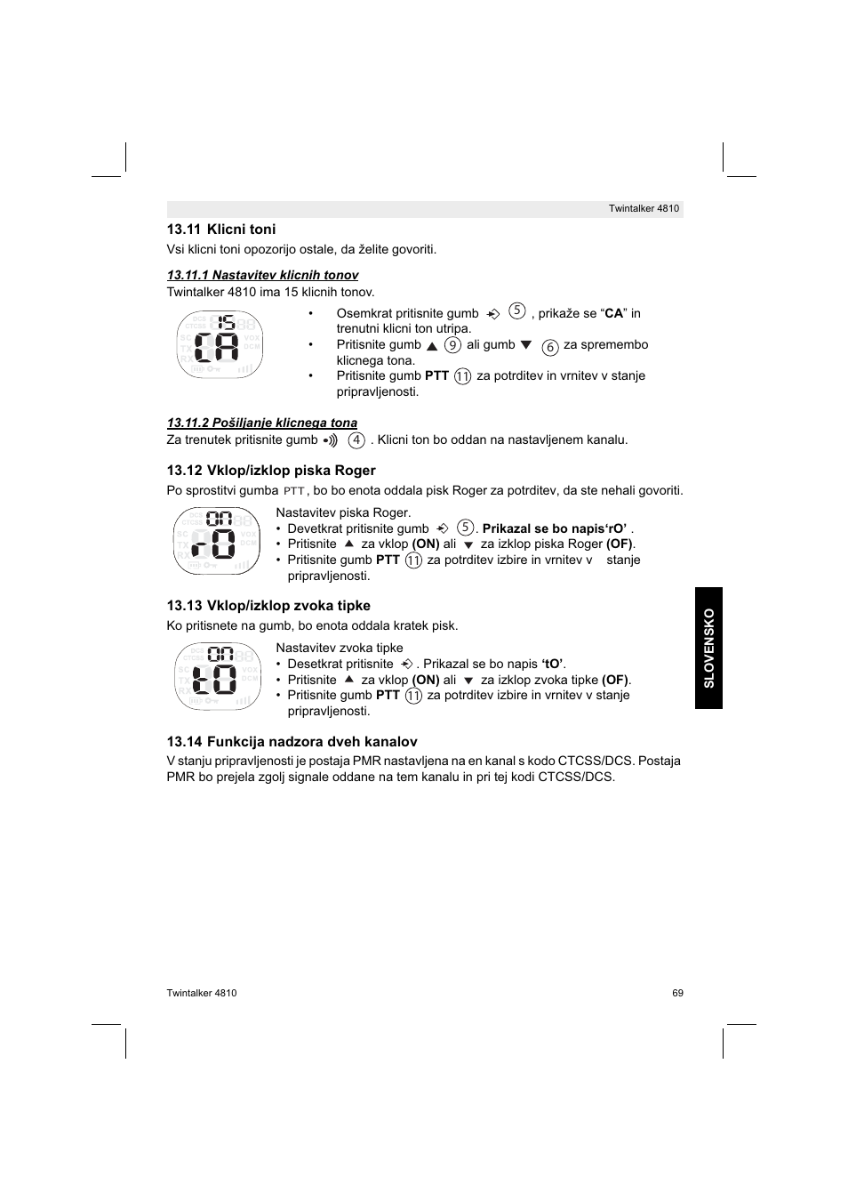 Silvercrest TWINTALKER 4810 User Manual | Page 69 / 148