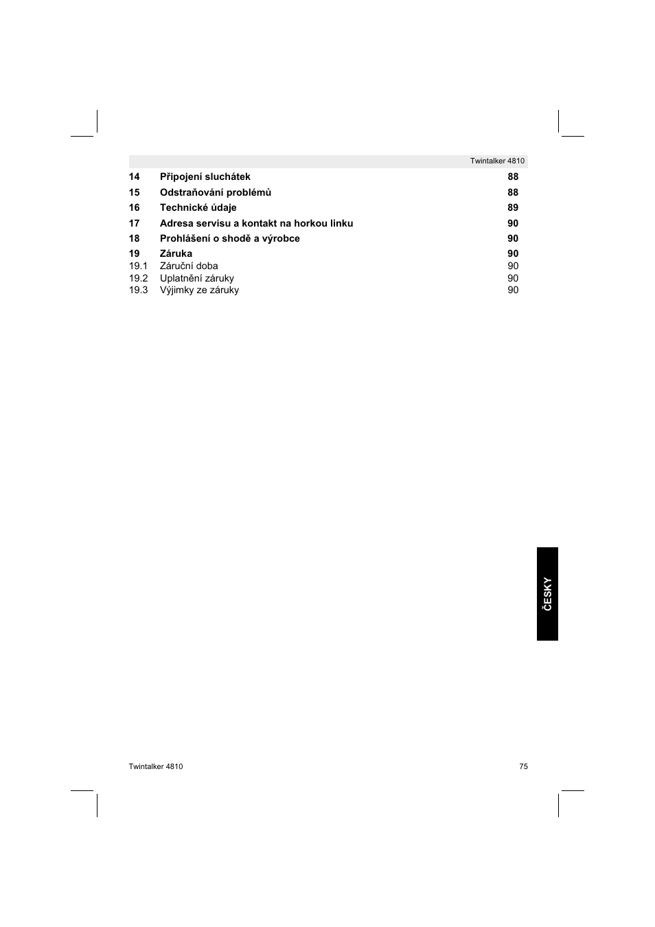 Silvercrest TWINTALKER 4810 User Manual | Page 75 / 148