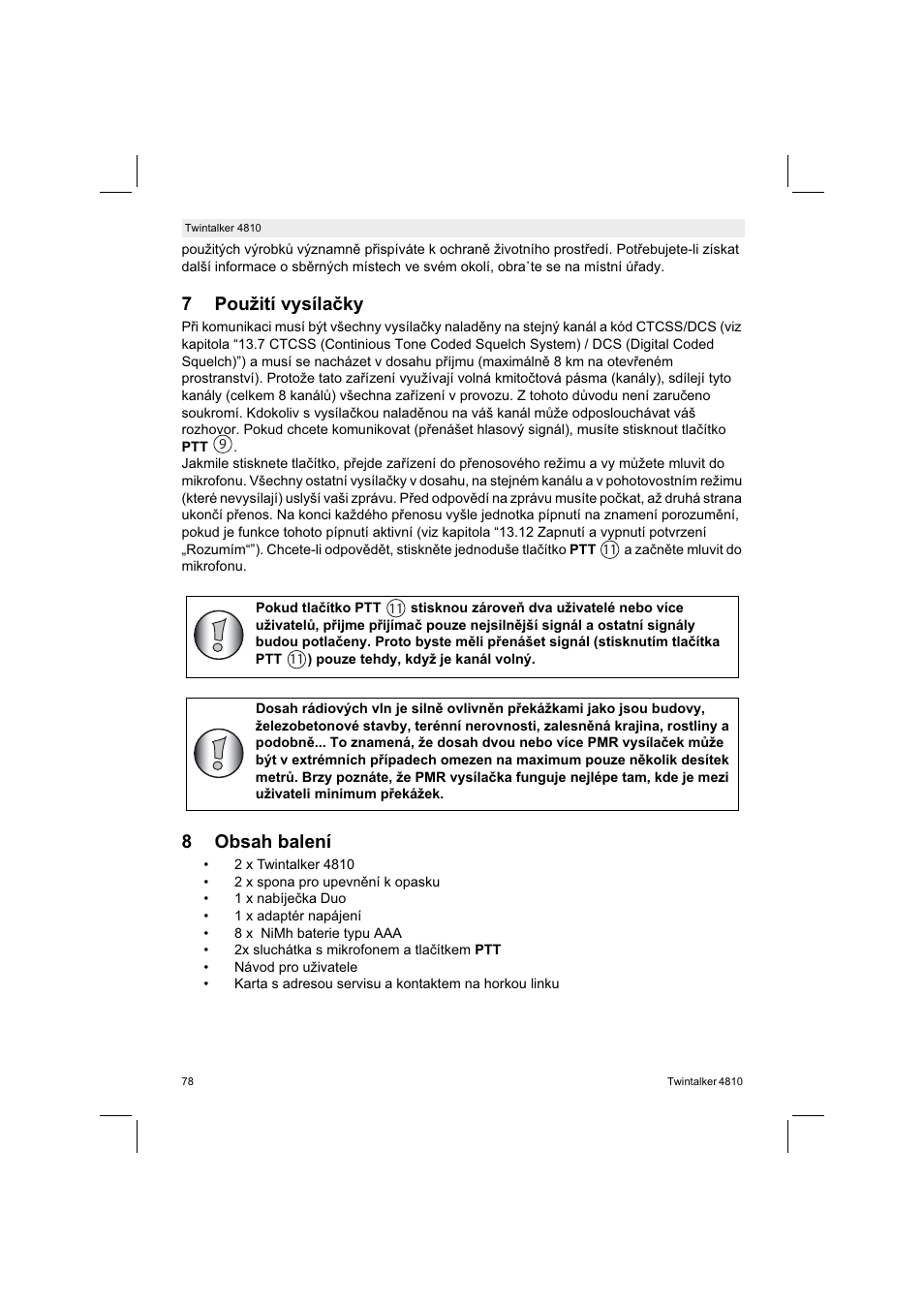 Silvercrest TWINTALKER 4810 User Manual | Page 78 / 148