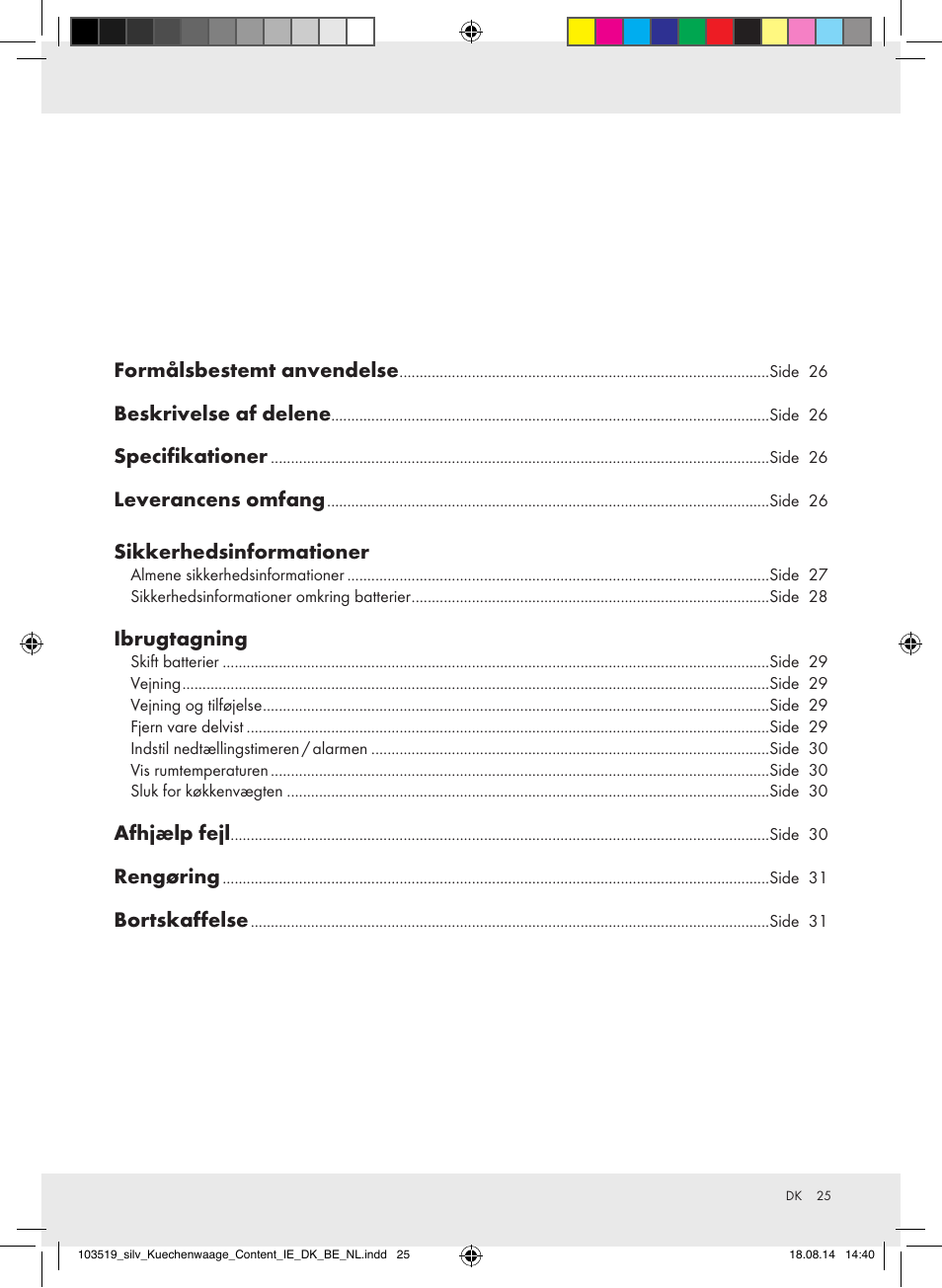 Silvercrest H14271A/H14271B/H14271C User Manual | Page 25 / 55