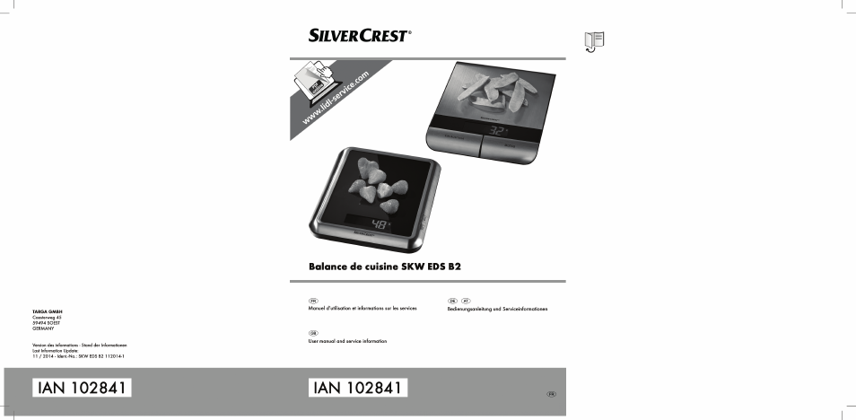 Silvercrest SKW EDS B2 User Manual | 34 pages