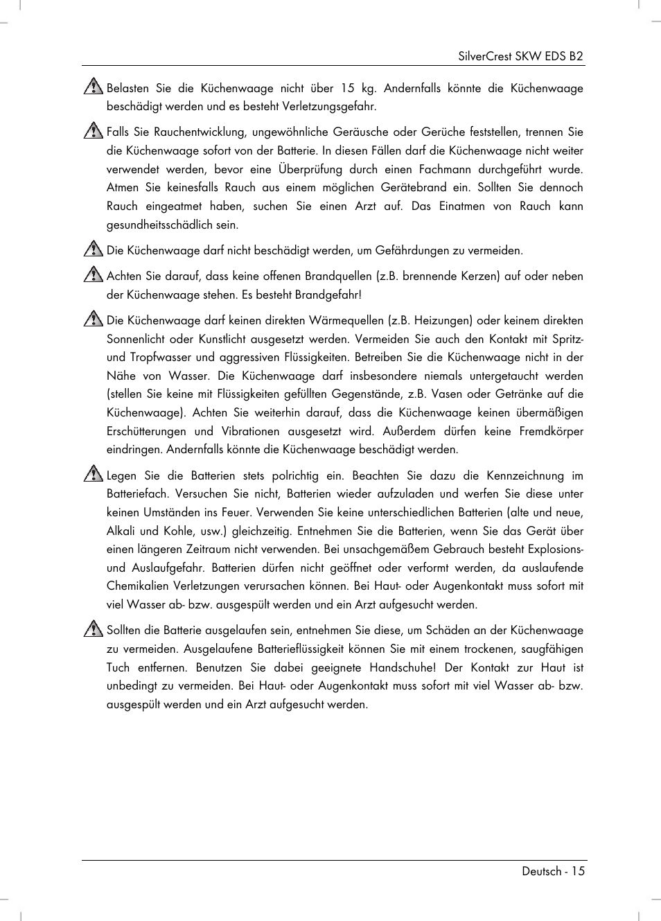 Silvercrest SKW EDS B2 User Manual | Page 17 / 34