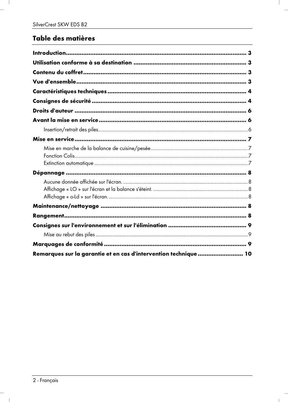 Silvercrest SKW EDS B2 User Manual | Page 4 / 34