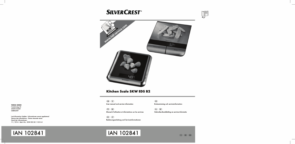 Silvercrest SKW EDS B2 User Manual | 54 pages