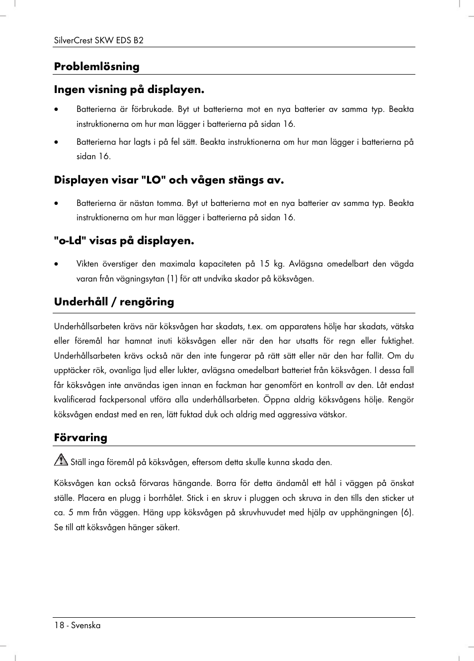 Silvercrest SKW EDS B2 User Manual | Page 20 / 54