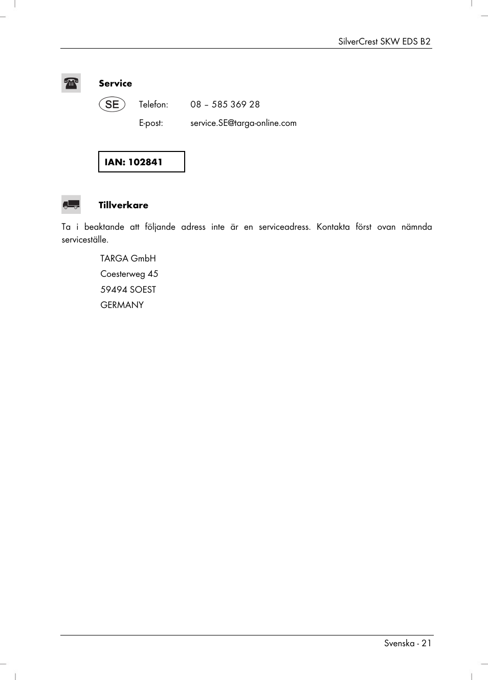 Silvercrest SKW EDS B2 User Manual | Page 23 / 54