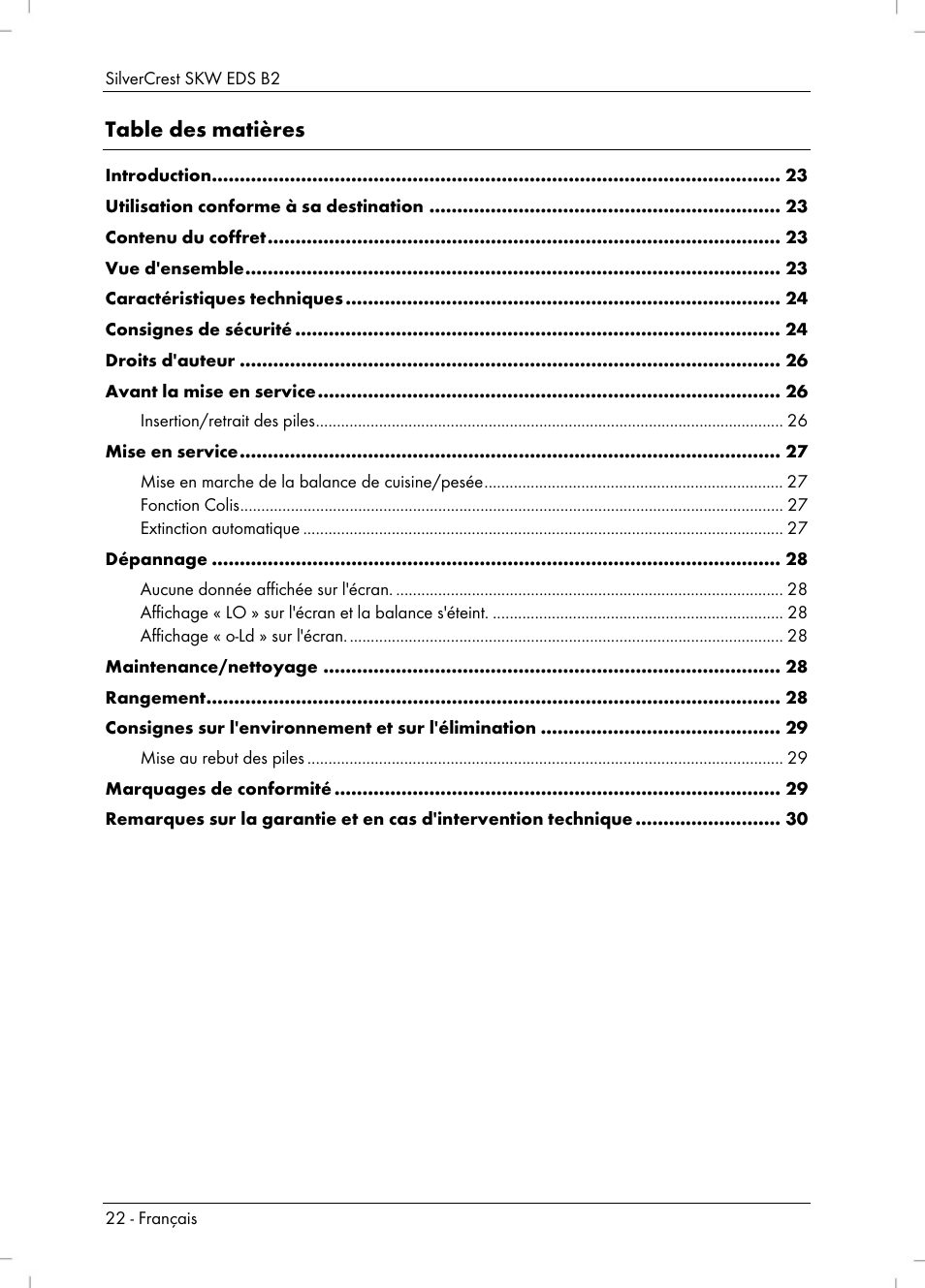 Silvercrest SKW EDS B2 User Manual | Page 24 / 54