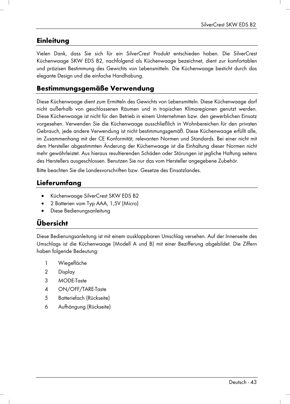 Silvercrest SKW EDS B2 User Manual | Page 45 / 54