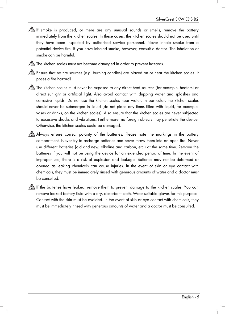 Silvercrest SKW EDS B2 User Manual | Page 7 / 54