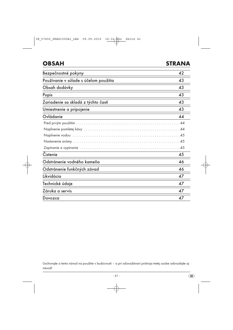 Silvercrest SKAS 1000 A1 User Manual | Page 43 / 58