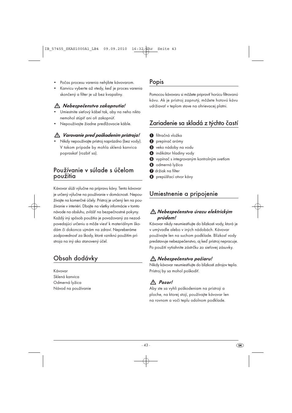 Silvercrest SKAS 1000 A1 User Manual | Page 45 / 58