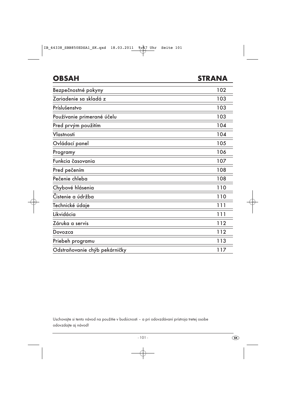 Silvercrest SBB 850 EDS A1 User Manual | Page 103 / 146