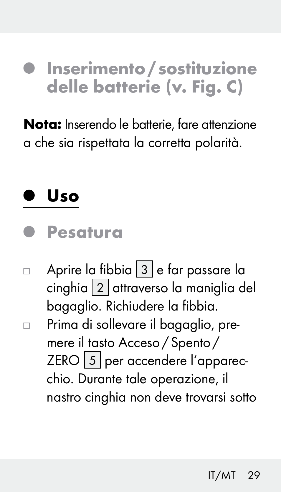 Uso pesatura | Silvercrest Z31894 User Manual | Page 29 / 90