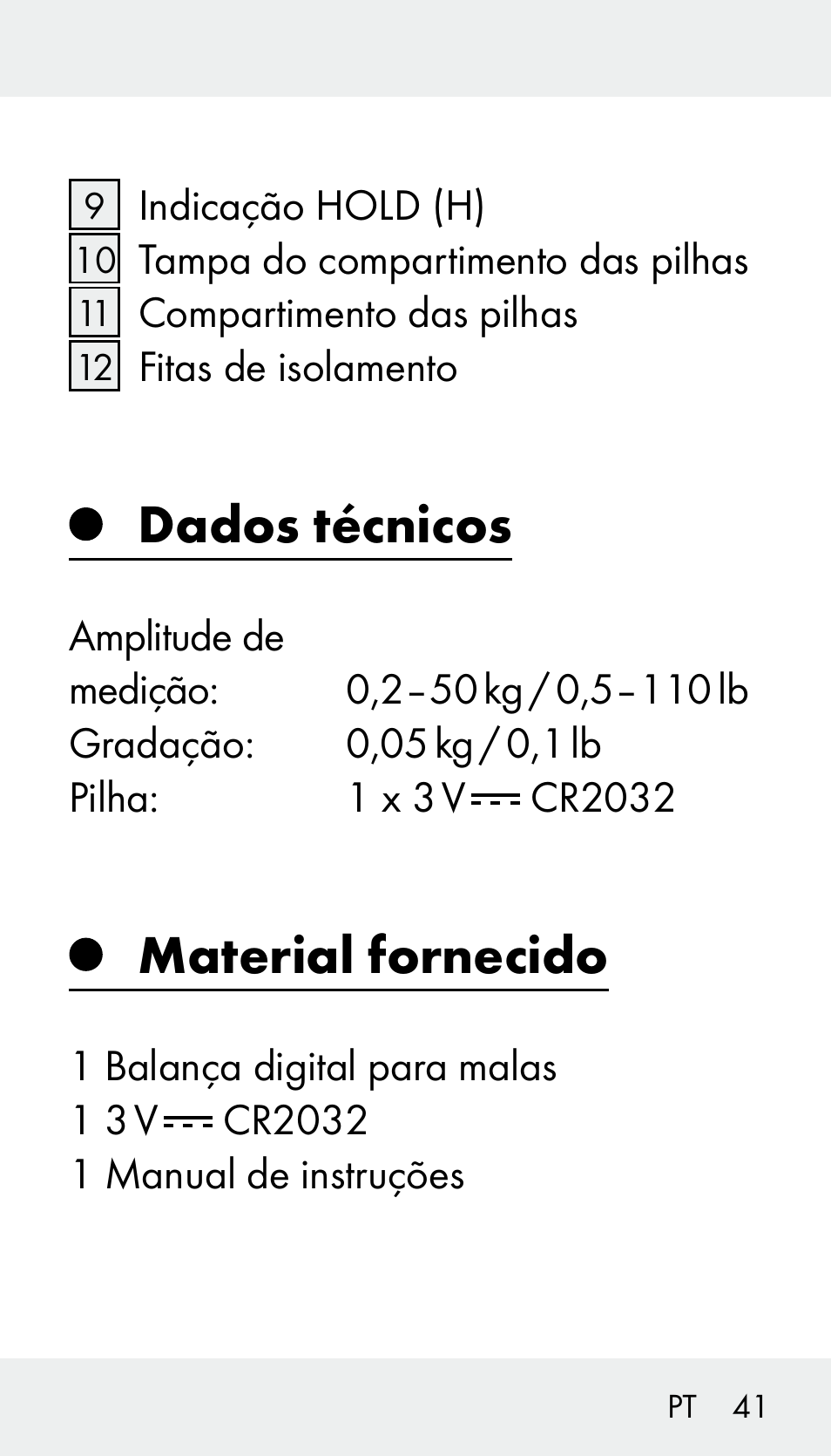 Dados técnicos, Material fornecido | Silvercrest Z31894 User Manual | Page 41 / 90