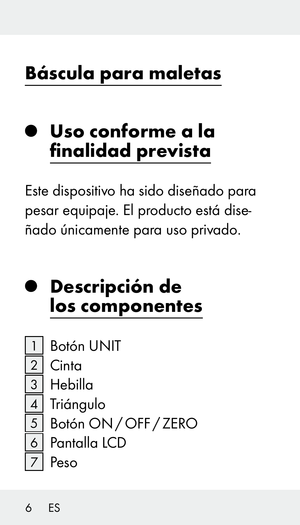 Descripción de los componentes | Silvercrest Z31894 User Manual | Page 6 / 90