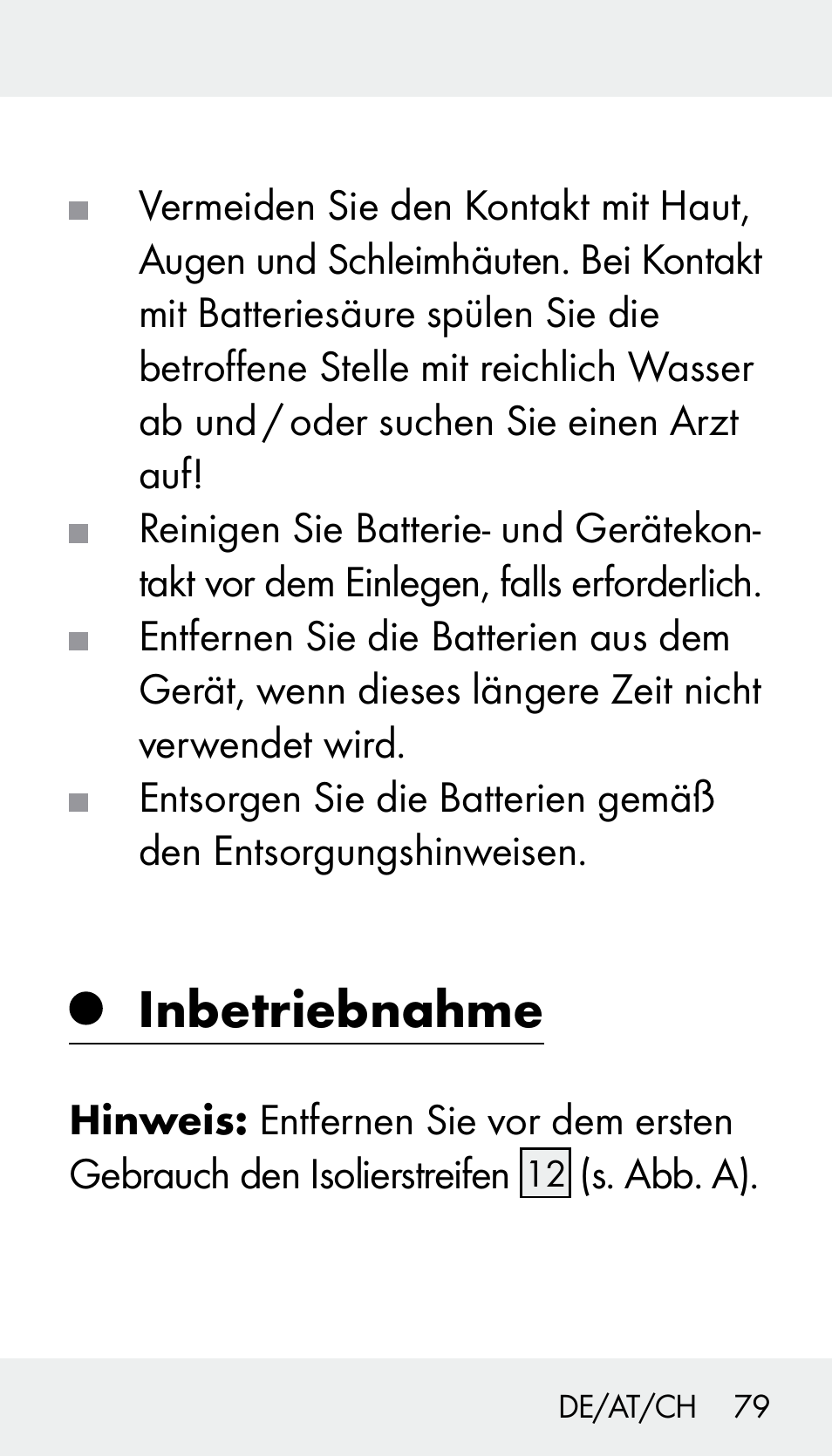 Inbetriebnahme | Silvercrest Z31894 User Manual | Page 79 / 90