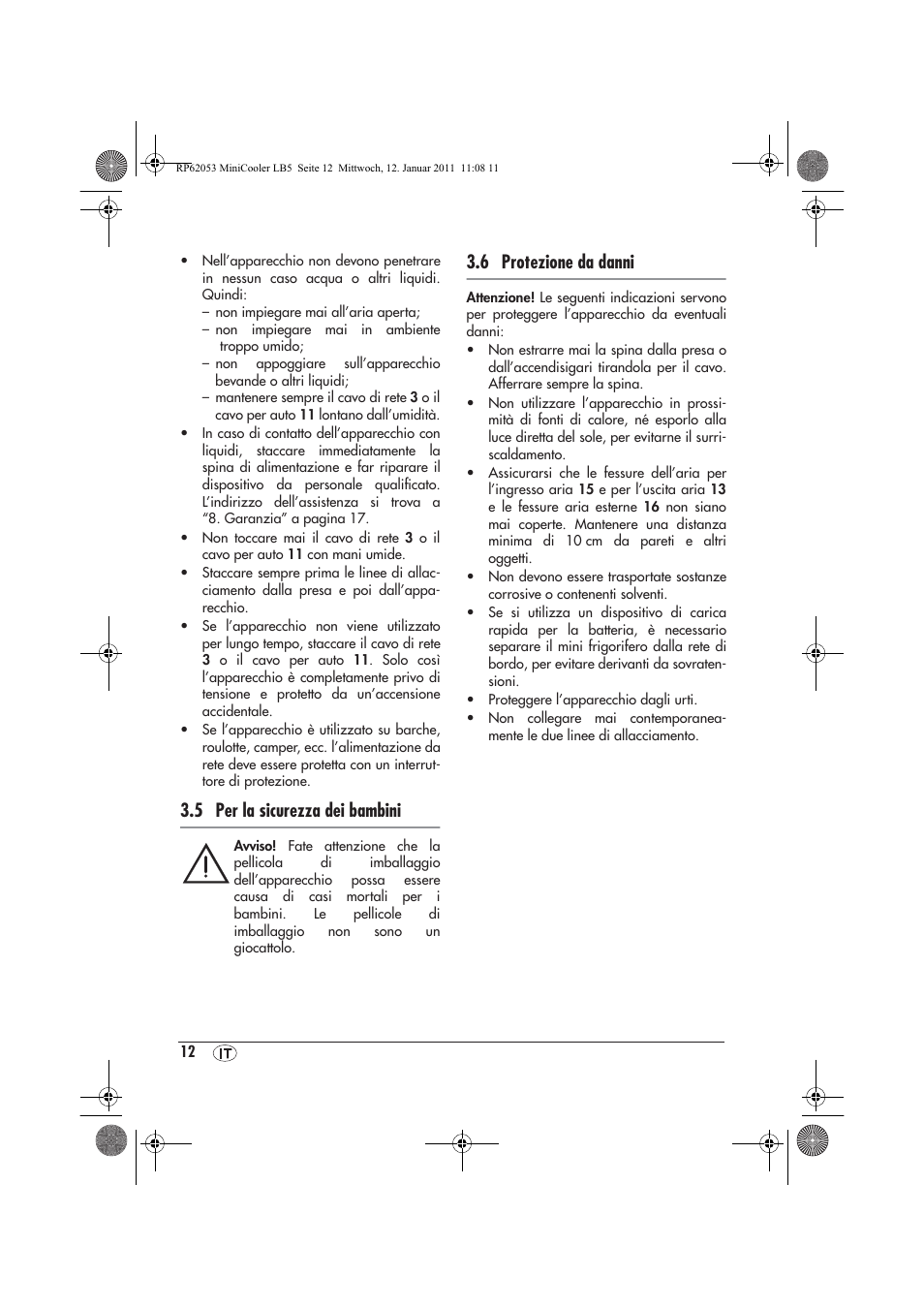 5 per la sicurezza dei bambini, 6 protezione da danni | Silvercrest SMK 15 A1 User Manual | Page 14 / 42