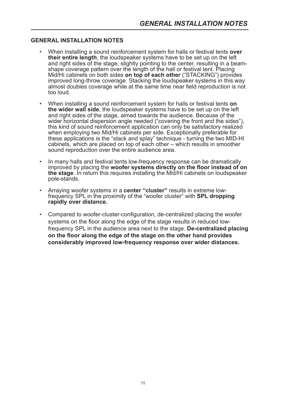 Dynacord System Power Amp Xa 4000 User Manual | Page 11 / 48