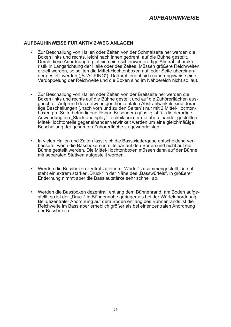 Dynacord System Power Amp Xa 4000 User Manual | Page 25 / 48